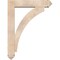 Ekena Millwork Thorton Arts and Crafts Smooth Bracket w/ Offset Brace, Douglas Fir, 7 1/2"W x 36"D x 48"H BKT0806X36X48THR03SDF - alternate 2